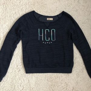 Hollister Embroidered Logo Sweatshirt Size S